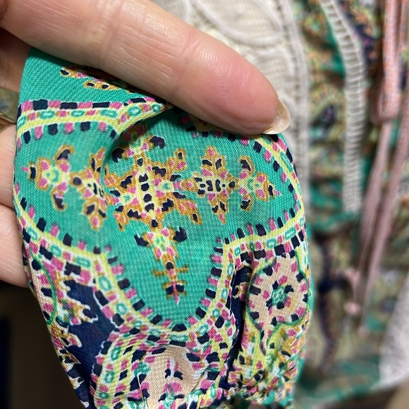 Anthropologie Meadow Rue Long Sleeve Lace Blouse XS - Picture 5 of 5